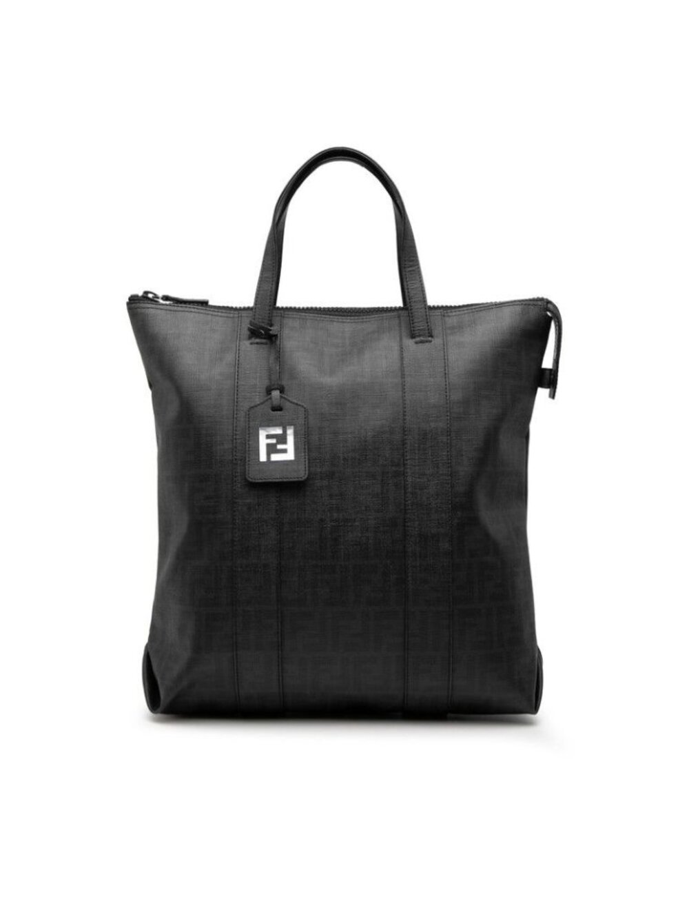 Fendi Zucca Tote Bag Black